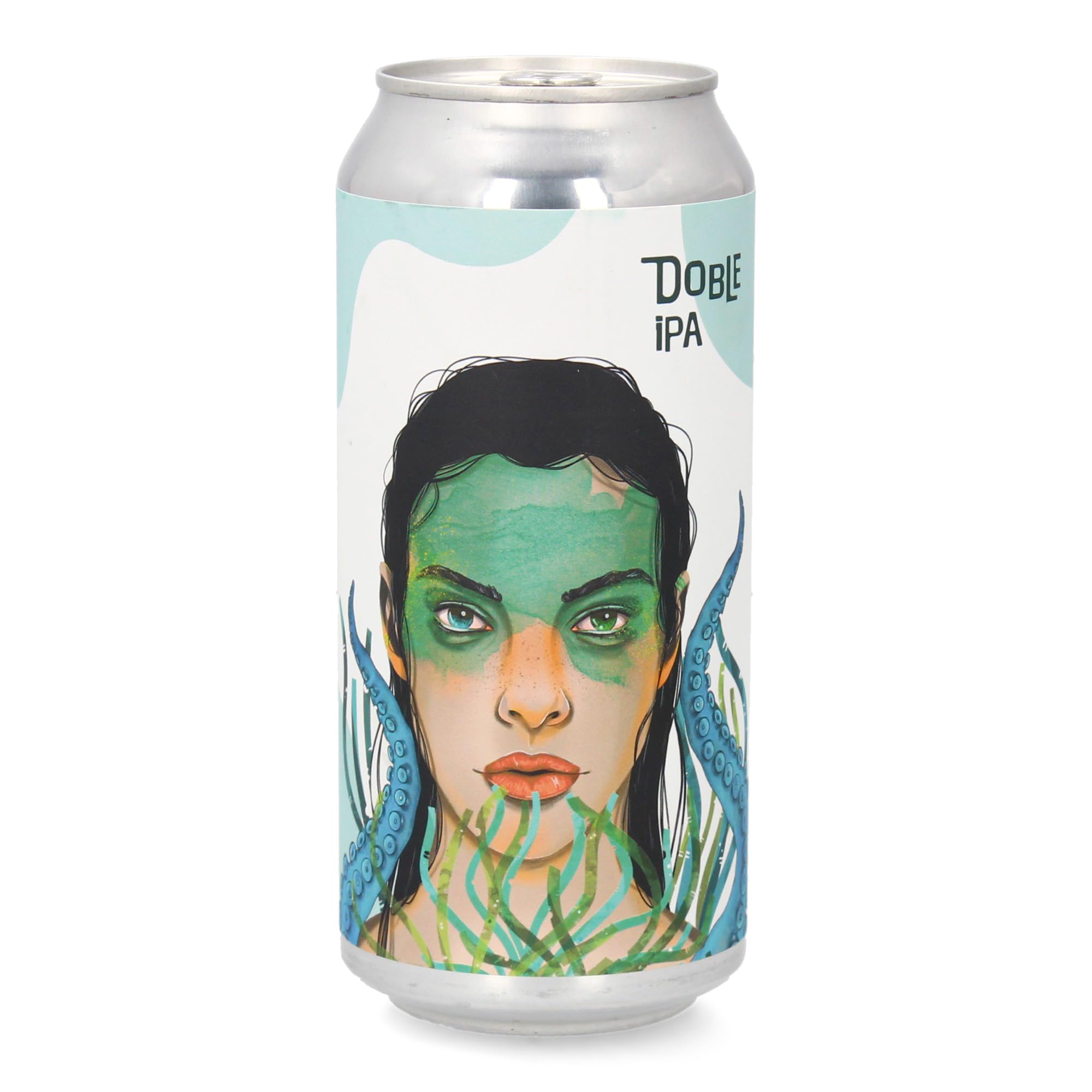 Althaia Posidonia Double IPA - Cerveza Artesana 44cl - Doble IPA con Coco, Piña y Mango - 8,2% Vol (Pack 12 Latas, 12, unidad)