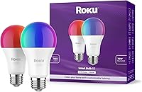 Vista 8 de Roku - Bombillas inteligentes (blancas, paquete de 1) - Bombillas A19 regulables con brillo y temperatura ajustables - Bombillas inteligentes WiFi