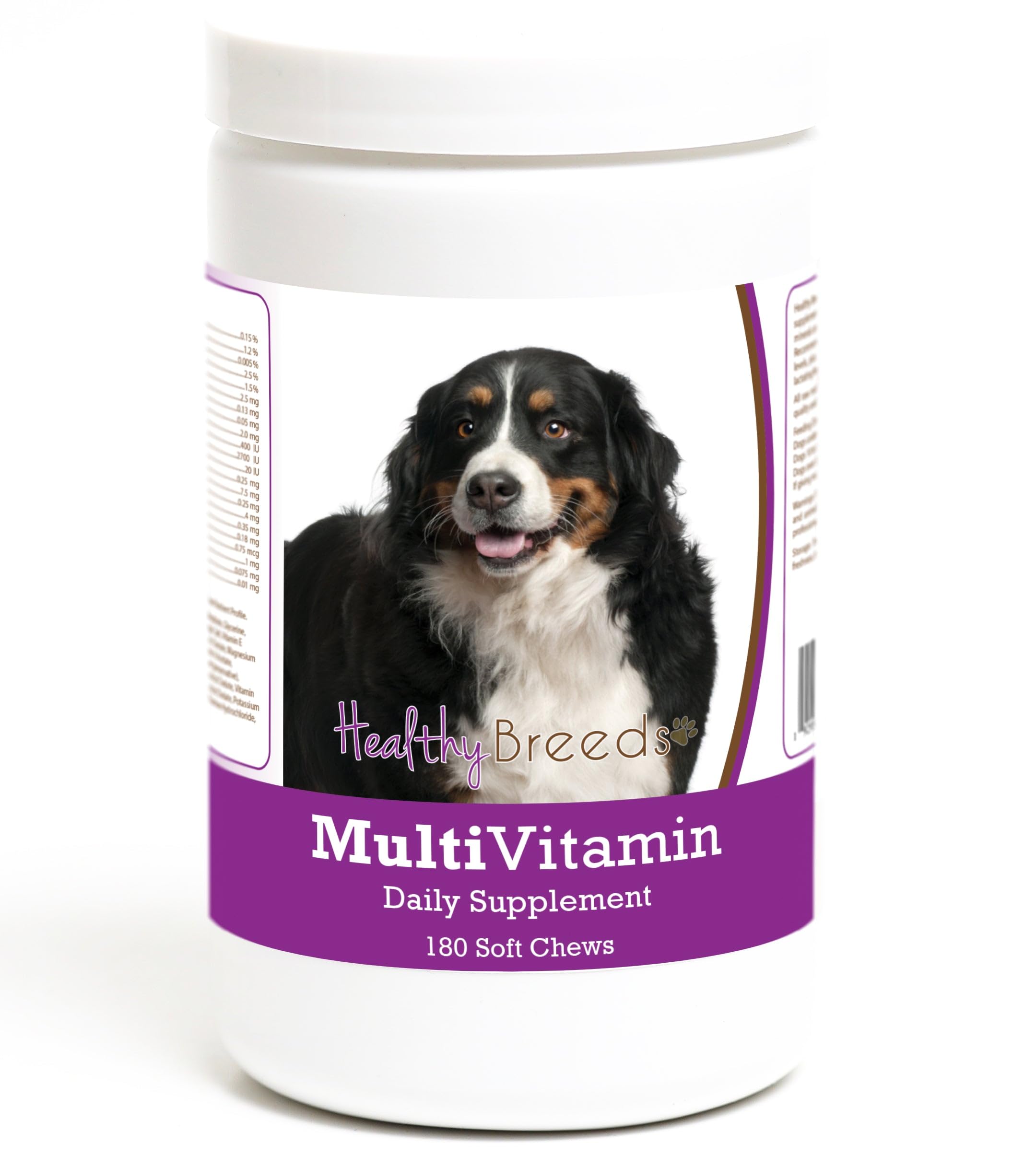 Healthy Breeds Bernese Mountain Dog Multivitamin Soft Chew for Dogs 180 Count
