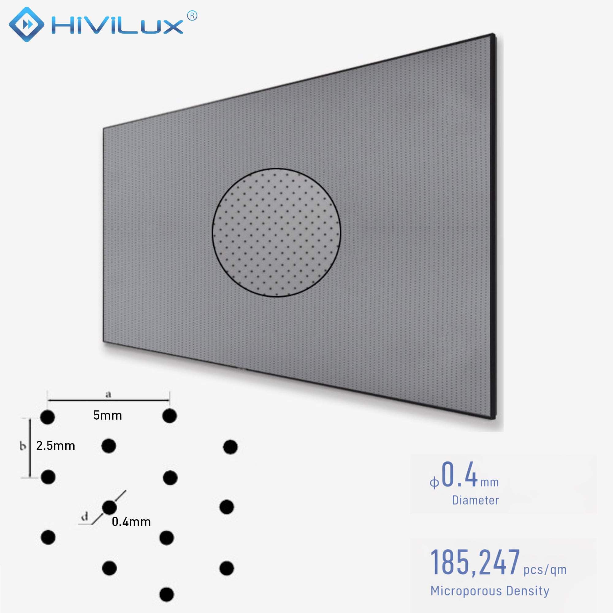 Ultra Thin Zero ALR Akustik RahmenLeinwand Hochkontrast Tuch: HiViGrey Cinema 5D MP HDR Akustisch transparent Micro Perforated Gain=1,25/Randlos/Not for UST (16:9 120Zoll Bild:265x149cm)
