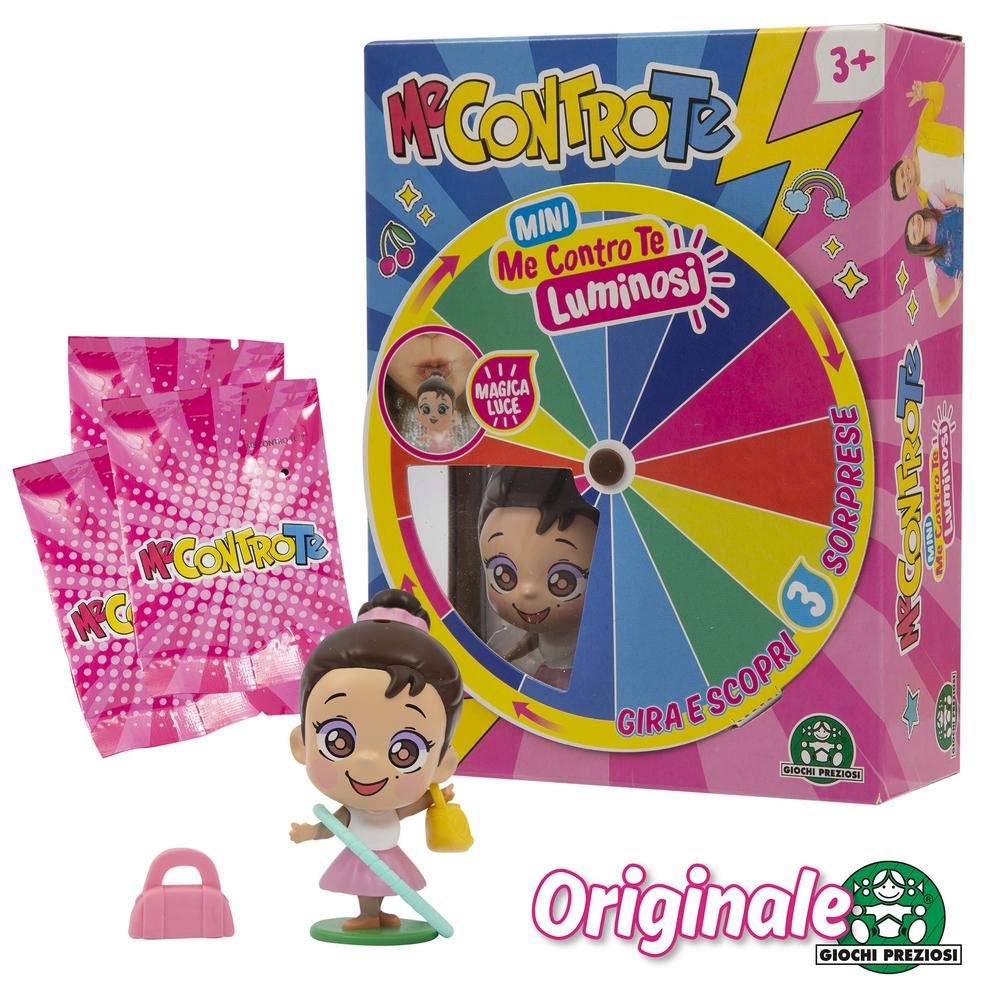Giochi Preziosi - Me Against Te Sofì Ballerina, Mini Luminous Figure, Glow in the Dark with a Puff in 6, for Girls from 3 Years, Multicoloured, MEC38100