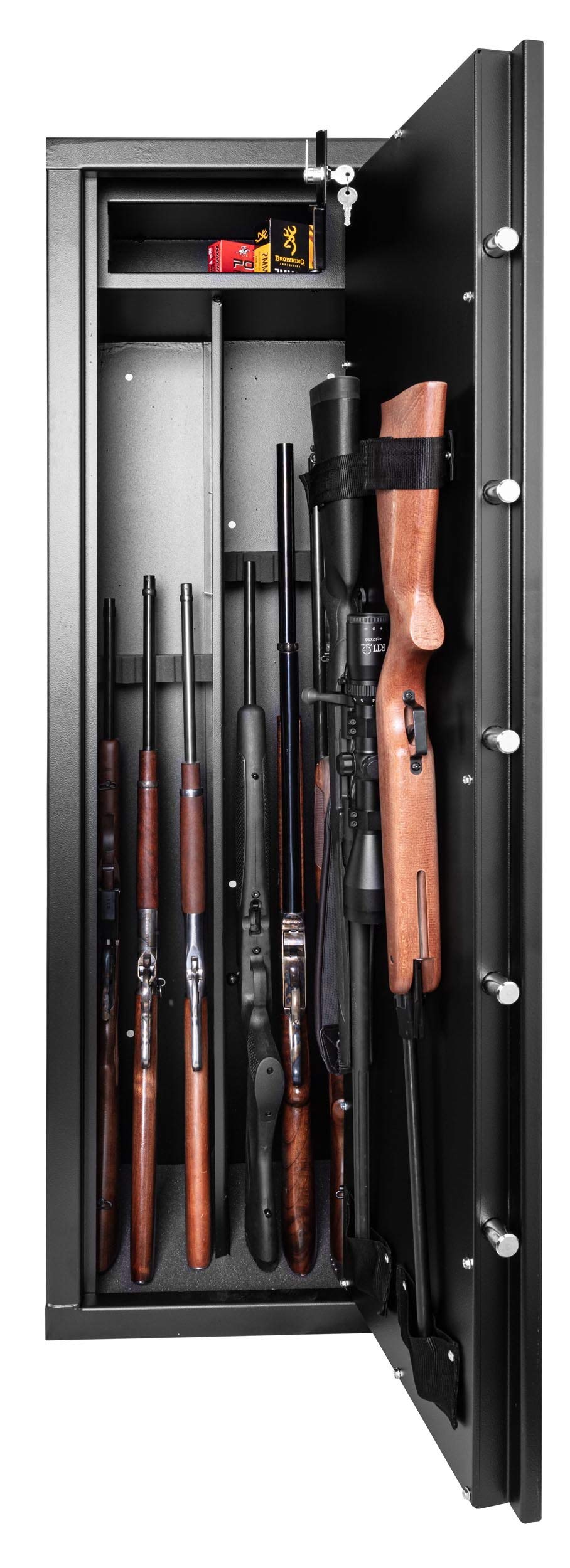 Rietti Armoire Forte modulable 9 Armes / 6 Armes + étagères