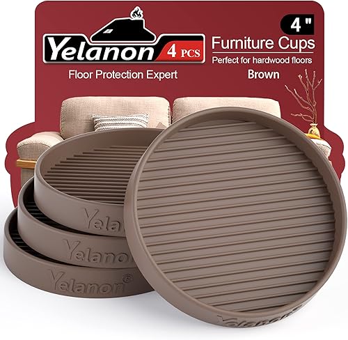 Miniatura 37 de Posavasos para muebles, 8 unidades, 2 pulgadas, almohadillas antideslizantes para muebles, suelos de madera dura, patas de goma para muebles