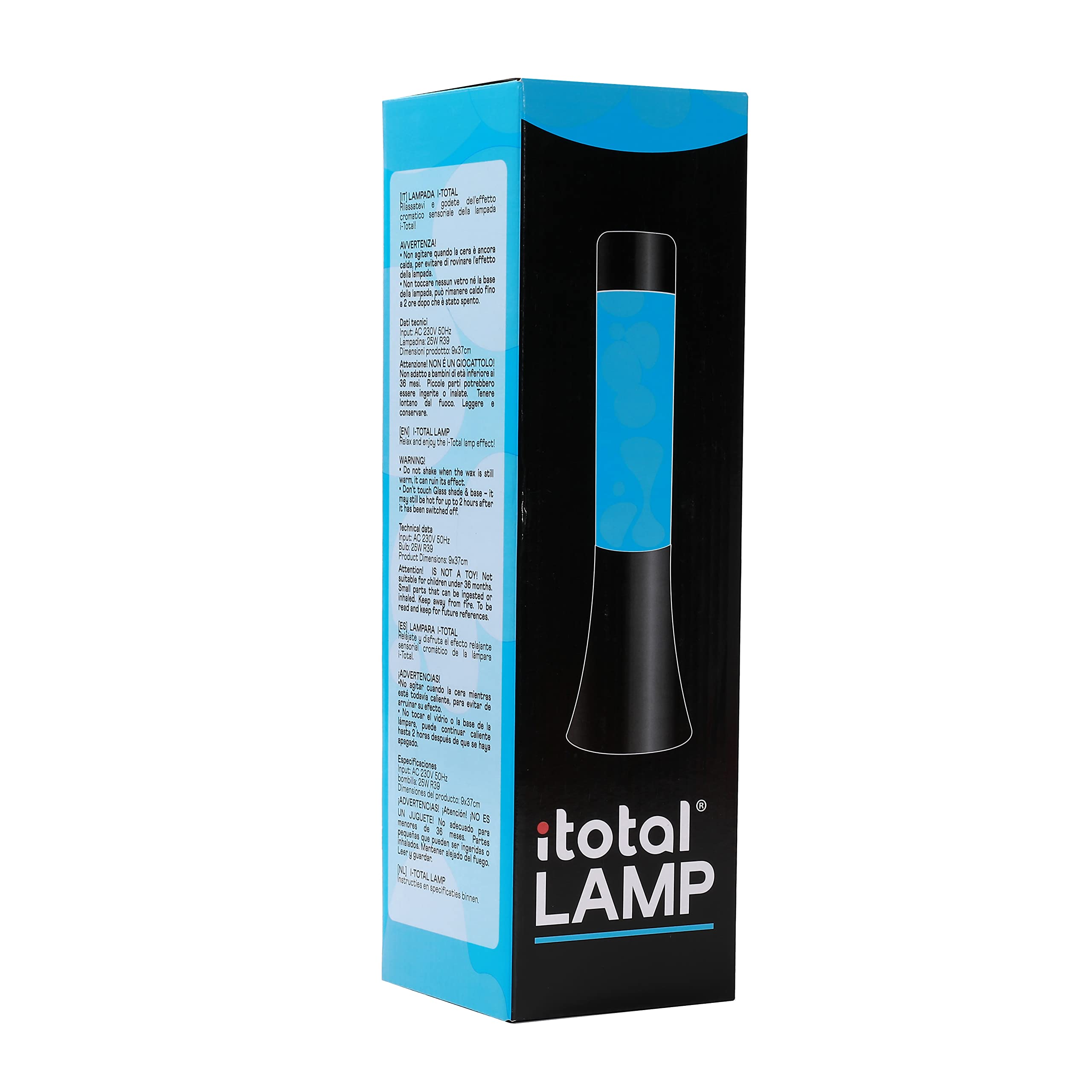I-TOTAL® Magma lavalamp, 30 cm (blauw/witte was 3