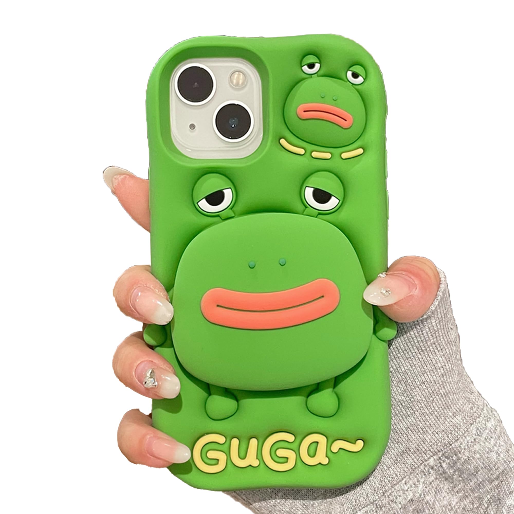 Amazon.co.jp: YWYUHE おもしろカエル 電話ケース iPhone 14 Pro用