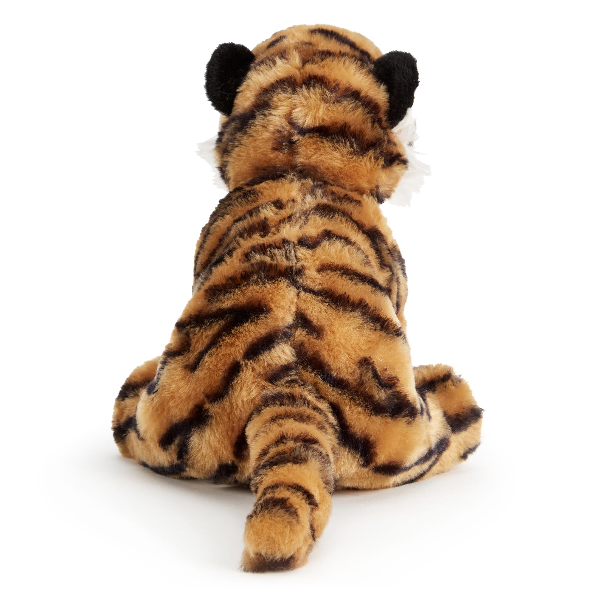 Zappi Co Mark the Tiger Plush Toy (22cm) Striped Jungle Cat - Soft, Cuddly, 100% Recycled - Majestic Feline Friend — view 5