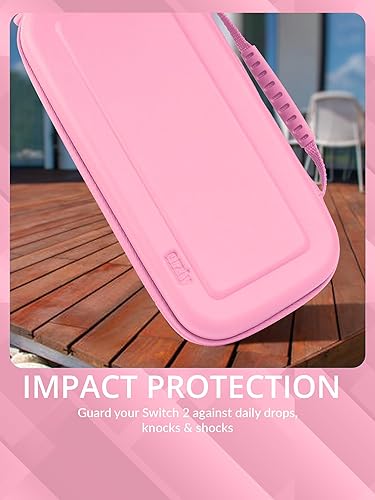 Miniatura 6 de Orzly Case Compatible with Nintendo Switch 2 Protective Travel Carry Case with Screen Padding, Game Card & microSD Slots, Zipped & Open Pockets for