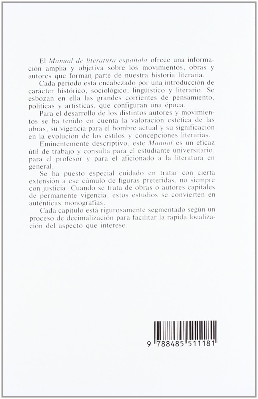 Manual de literatura española. Tomo IX. Generación de fin de siglo (ESTUDIOS Y ENSAYOS LITERARIOS)