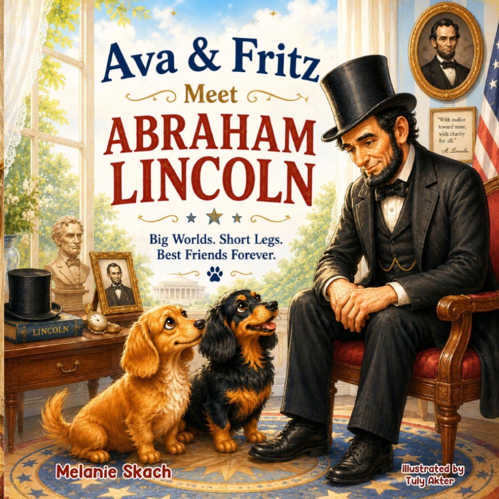Ava & Fritz Meet Abraham Lincoln: Big Worlds. Short Legs. Best Friends Forever.: 2 (The Adventures of Ava & Fritz)