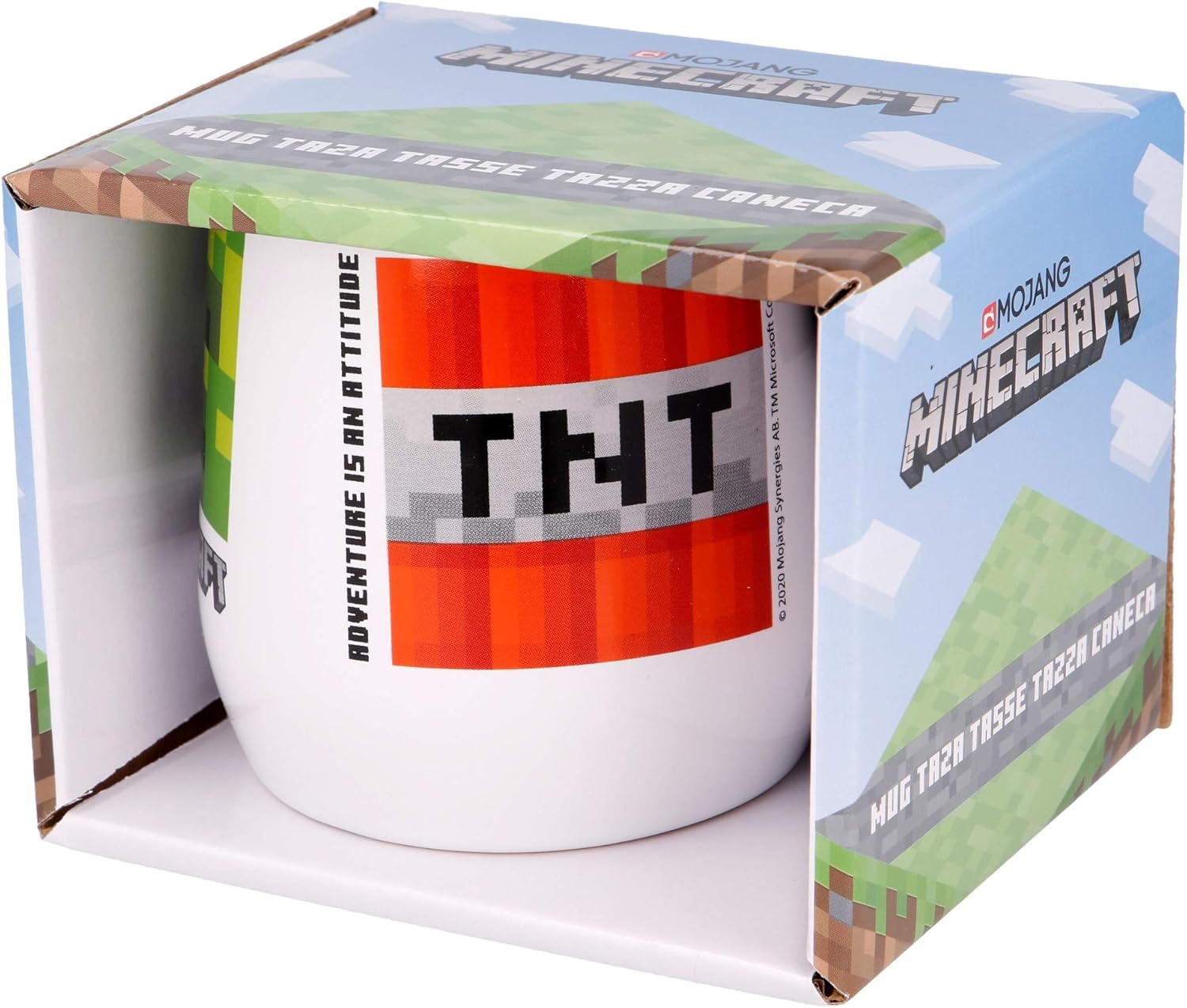 TAZA CERAMICA NOVA 360 ML | MINECRAFT EN CAJA DE REGALO