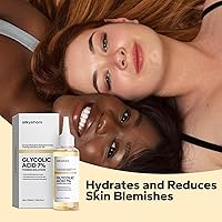 Vista 7 de Glycolic Acid 7% Toner (100ml), Gentle Exfoliating Toner, Glycolic Acid 7% Toning Solution for Diminished Dullness, Wrinkle Exfoliating Serum for