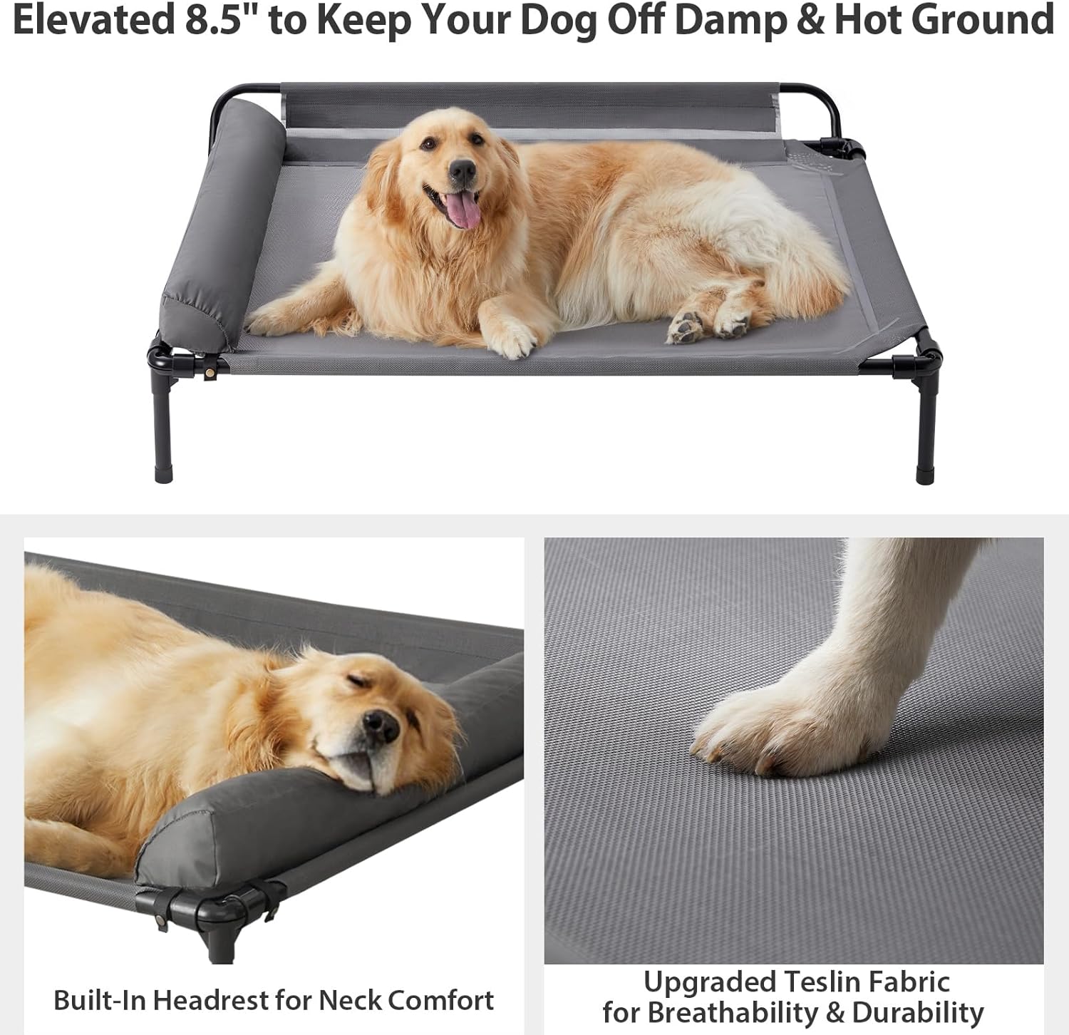 Ultimate Comfort: The Best Cooling Elevated Dog Beds for Your Large Pet