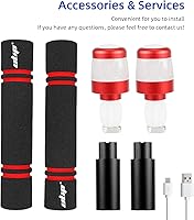 Vista 6 de ulip Agarres manillar Extensor de manillar Señales de giro para Segway Ninebot Max G30 G30LP G30E F30 F20 F25 F40 Scooters eléctricos Indicadores