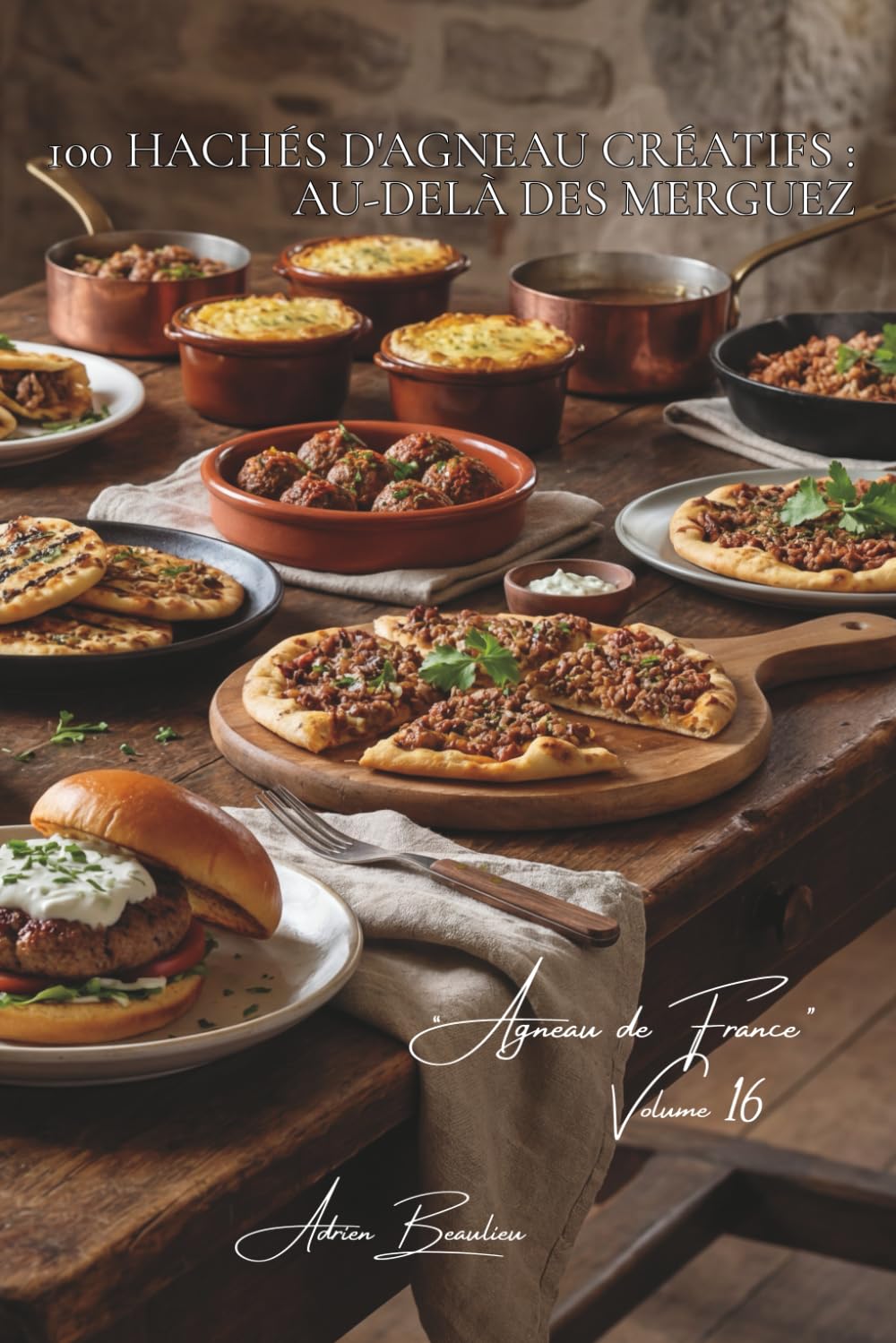 100 hachés d'agneau créatifs : au-delà des merguez: Boulettes orientales, burgers méditerranéens, l'agneau haché qui surprend (SÉRIE VIANDES ROUGES ... - Sous-série "Agneau de France" (7 livres))