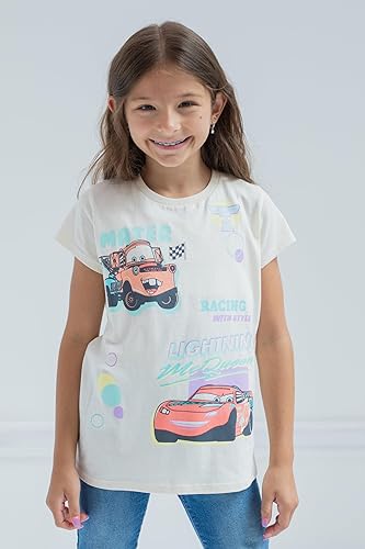 Miniatura 4 de Disney Paquete de 2 camisetas florales para bebés y niños grandes (12 meses - 14-16)