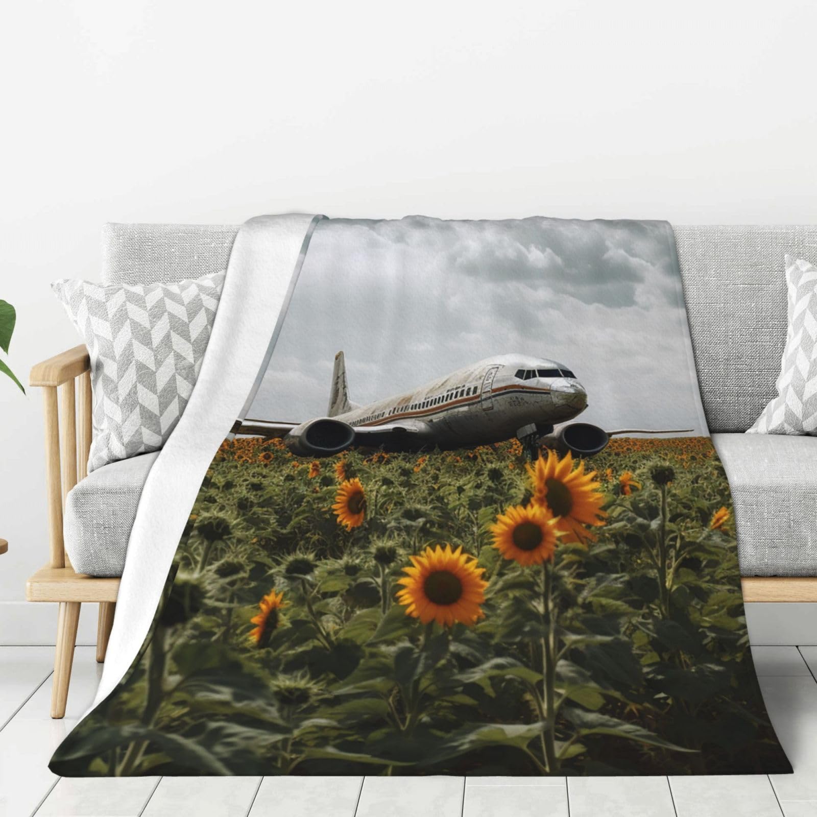 Couverture polaire flanelle légère résout le problème des nuits fraîches sur le canapé
