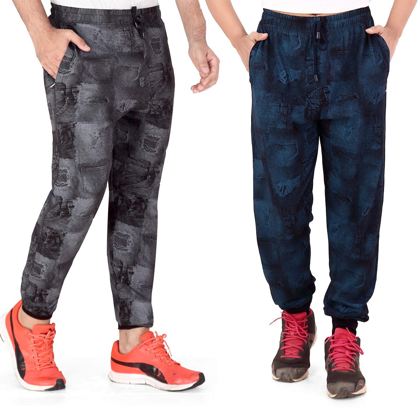 Guide Fashion Branded Cotton Men and Women Sports and Casual Track Pants Pack of 2-picture-47