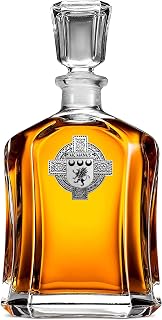 McManus Irish Dublin Coat of Arms Badge Decanter