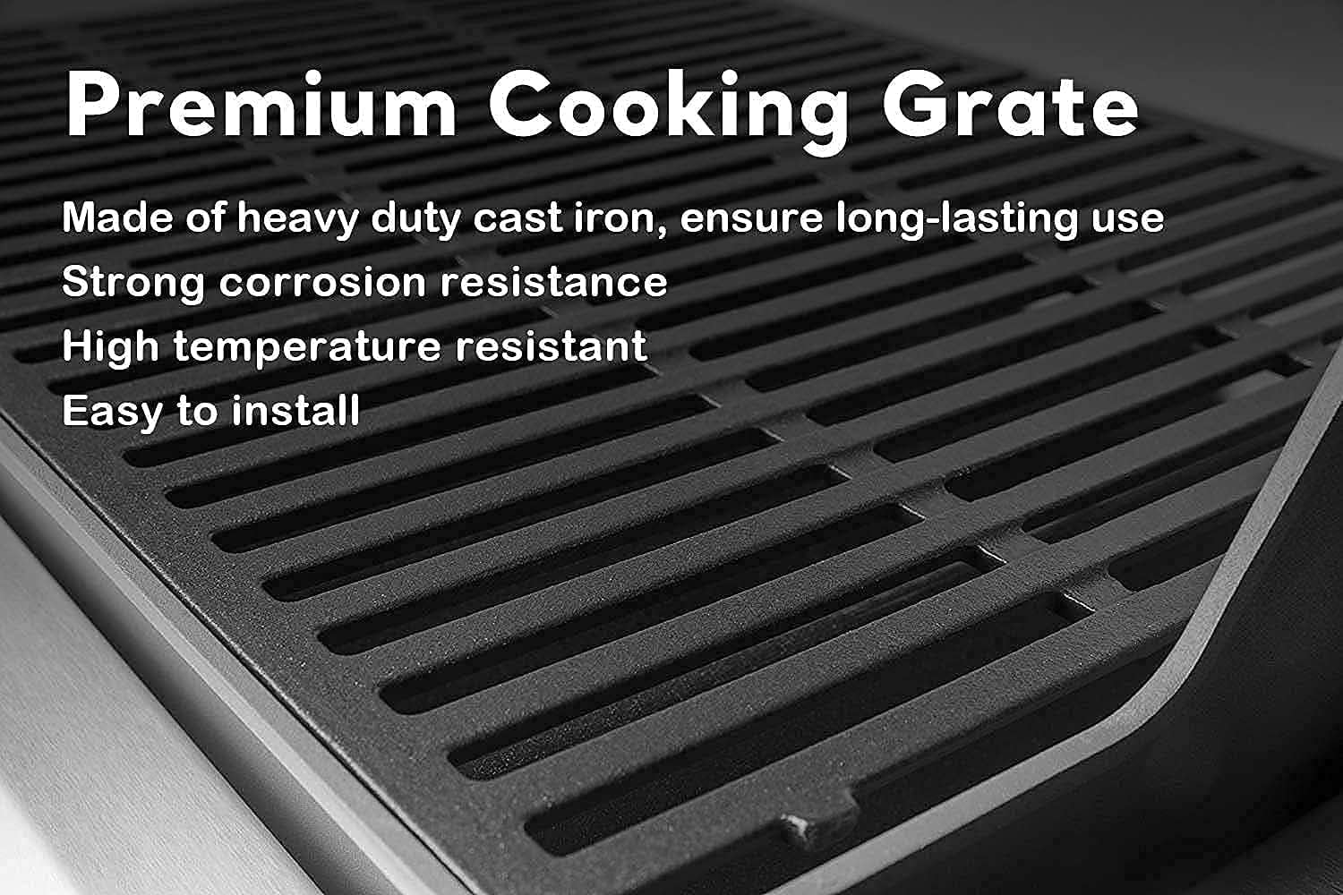 Uniflasy Grill Grates, Flaovrizer Bars, Grill Burner for Weber Spirit 300 Series, Weber Spirit E310, E320, E330, S310, S320, S330, Weber Spirit 300 Grill Parts, 7636, 69787, 7638