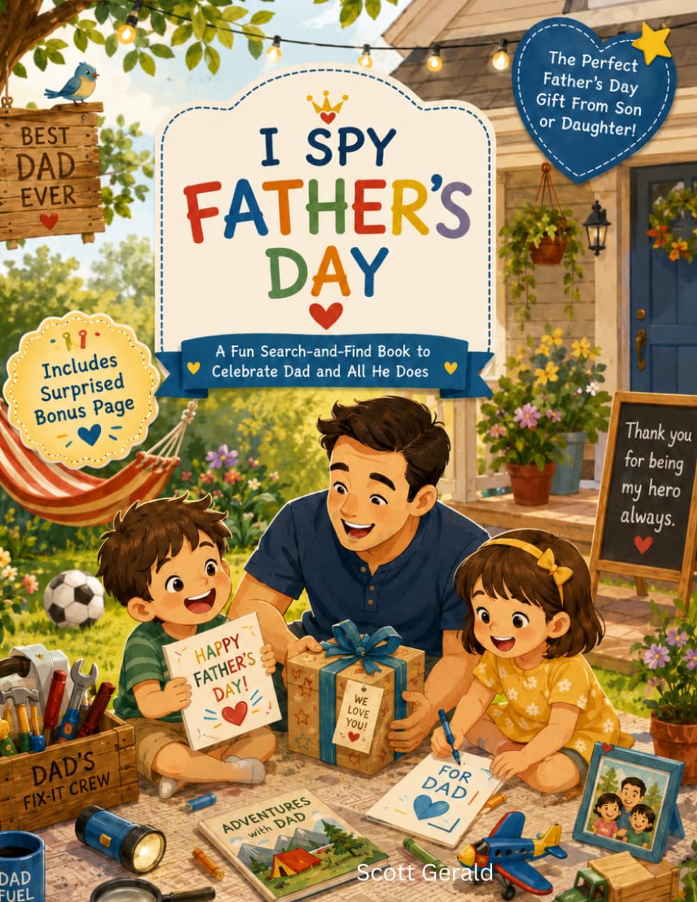 I SPY FATHER'S DAY: A Fun Search-and-Find Book to Celebrate Dad and All He Does — The Perfect Father's Day Gift From Son or Daughter!