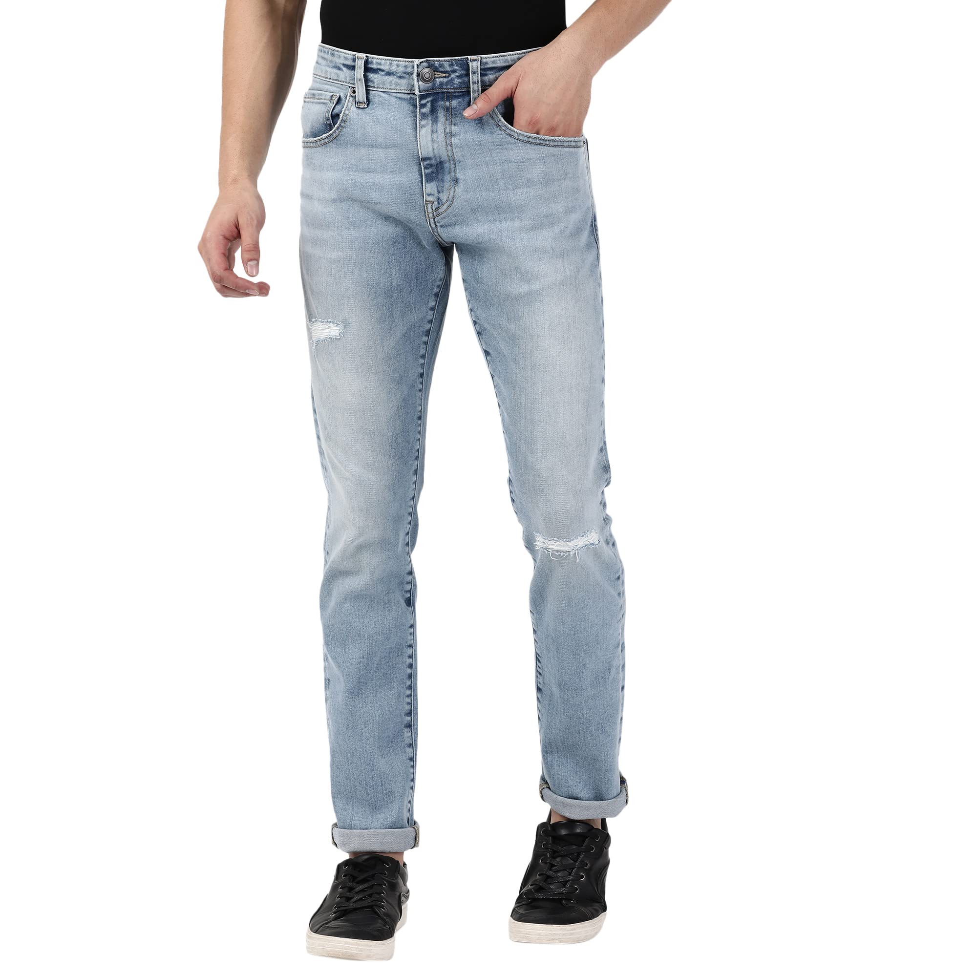 Passion Men's Blue Slim Jeans
