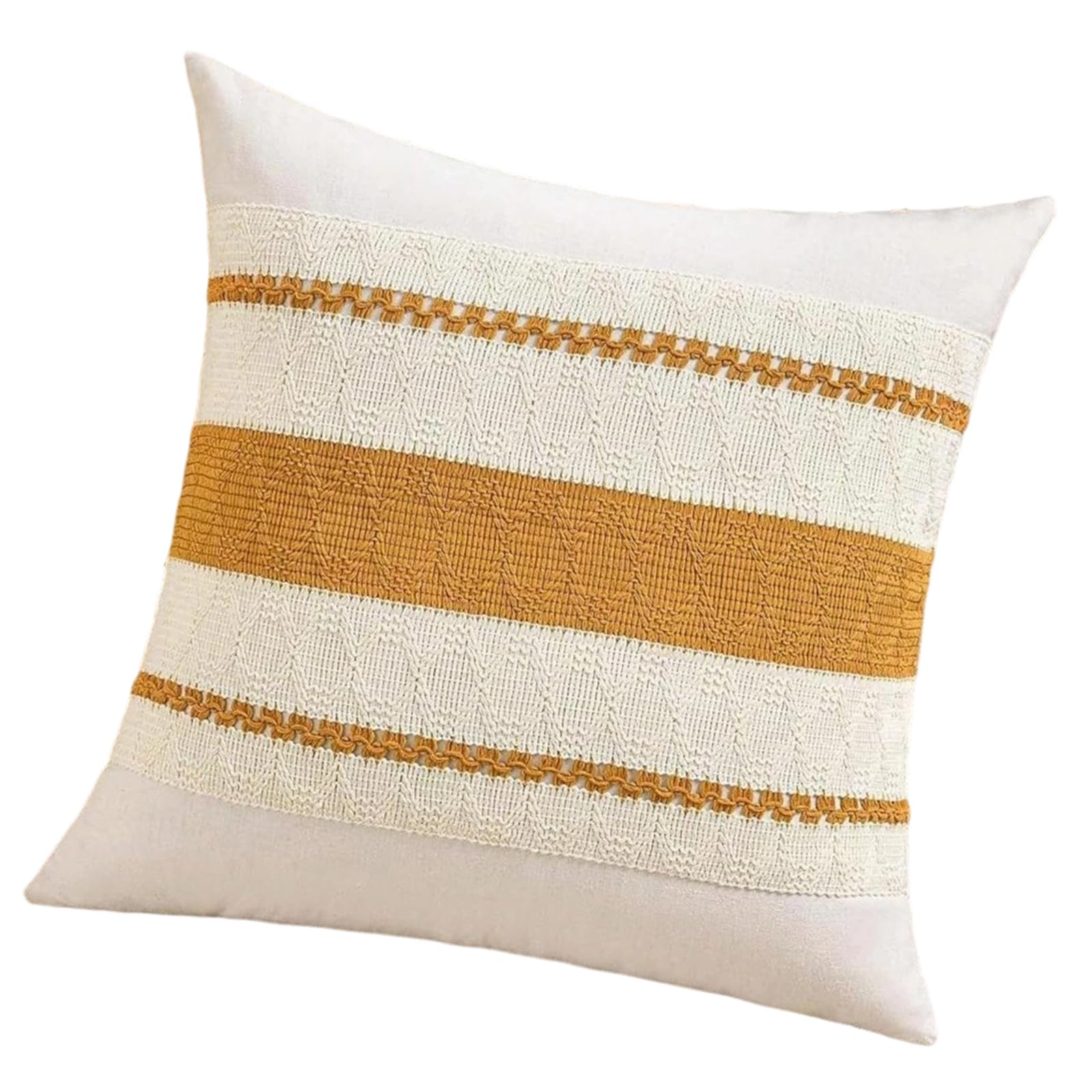 Tsophreniq Bohemians Cotton Linen Pillow Cover Safe for Sensitive Skin Bohemians Pillow Cover Breathable