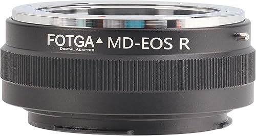 Fotga Anillo adaptador de montaje de lente para lente Minolta MD Mount para Canon EOS R Series EOS R EOS R RP R5 R5C R6 R6II R7 R8 R10 R50 DSLR