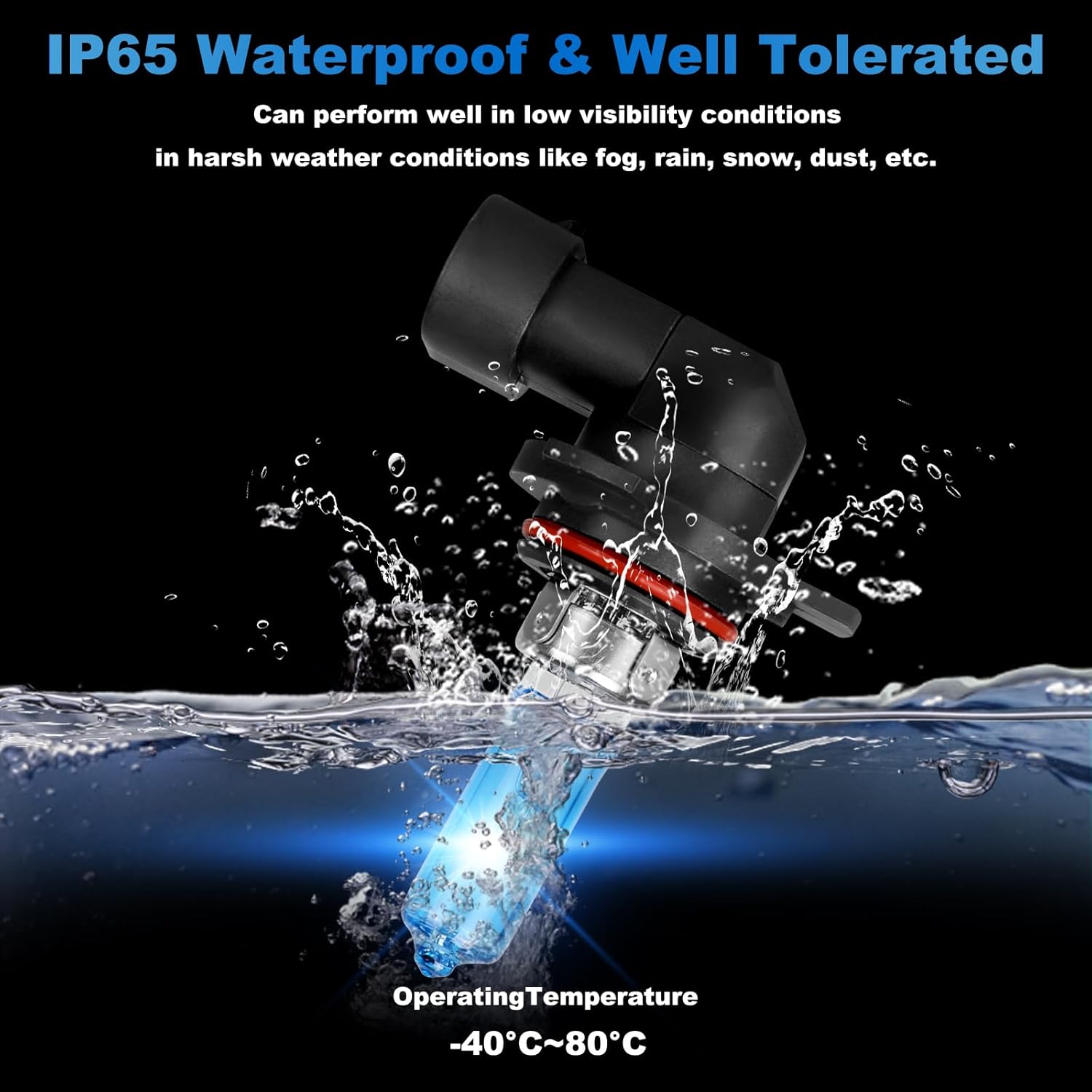 Fit for Ford edge 2011 2012 2013 2014 High Performance Halogen Headlight Bulbs,9012 High Low Beam Headlamp Replacement Bulbs Kit, Plug and Play,Pack of 2