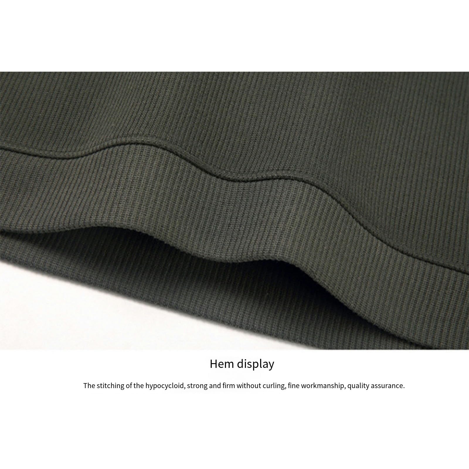 Jersey Hombre Jersey De Hombre De Tejido Espeso Ropa Interior Térmica De Invierno-Verde Oscuro-XL