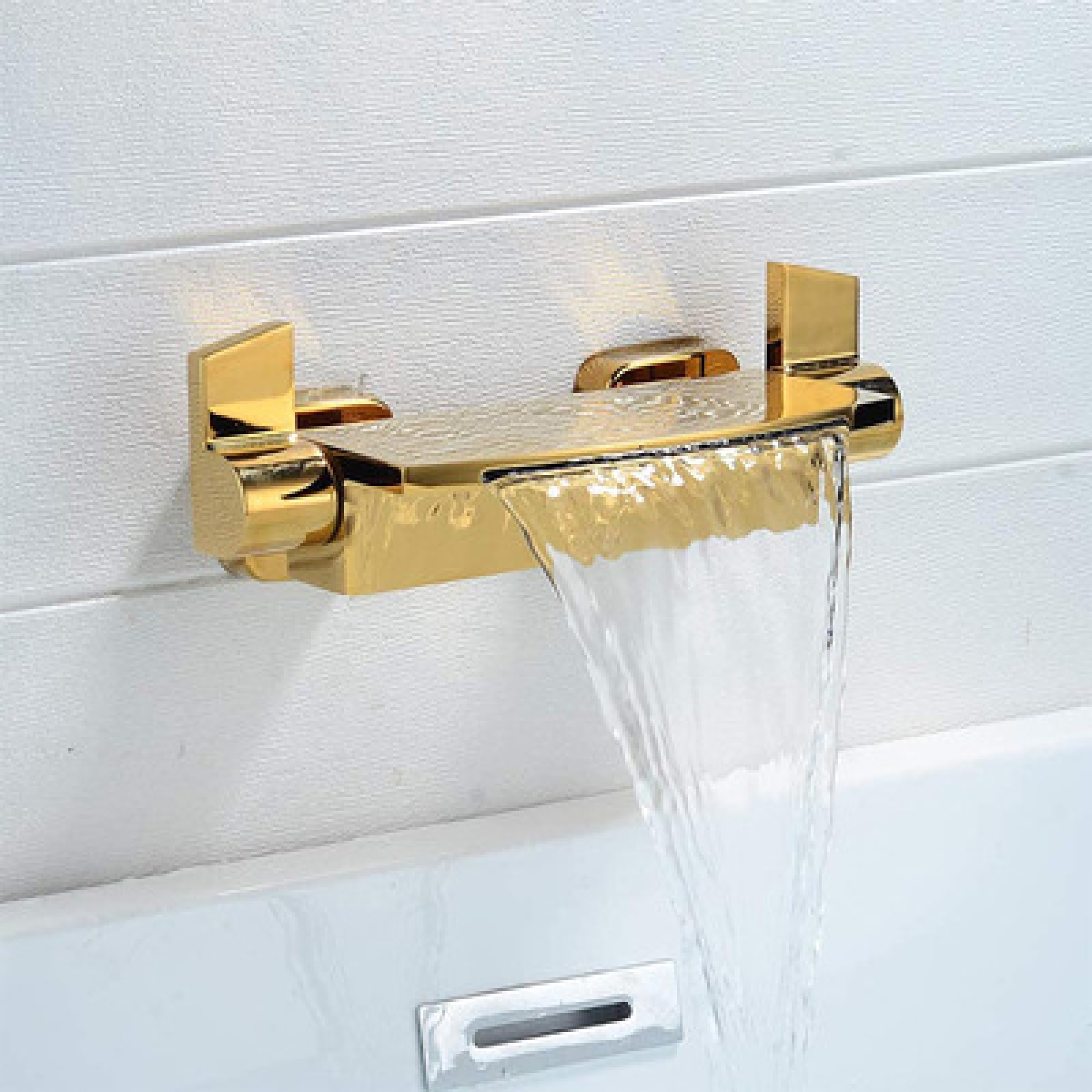 Mitigeur douche chaude et froide robinet encastré mural noir LWX