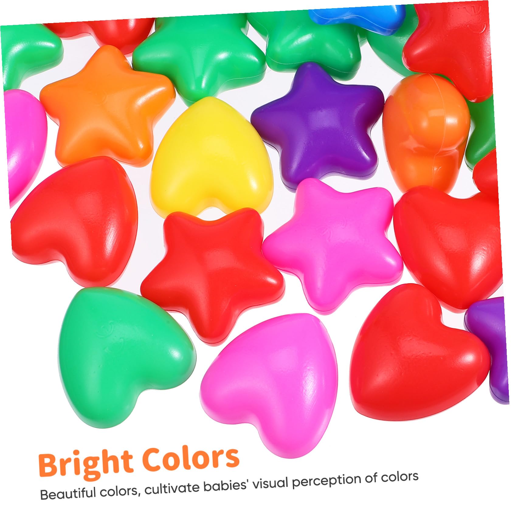 Palline a Stella per Piscina 100 Pezzi in Plastica per Bambini
