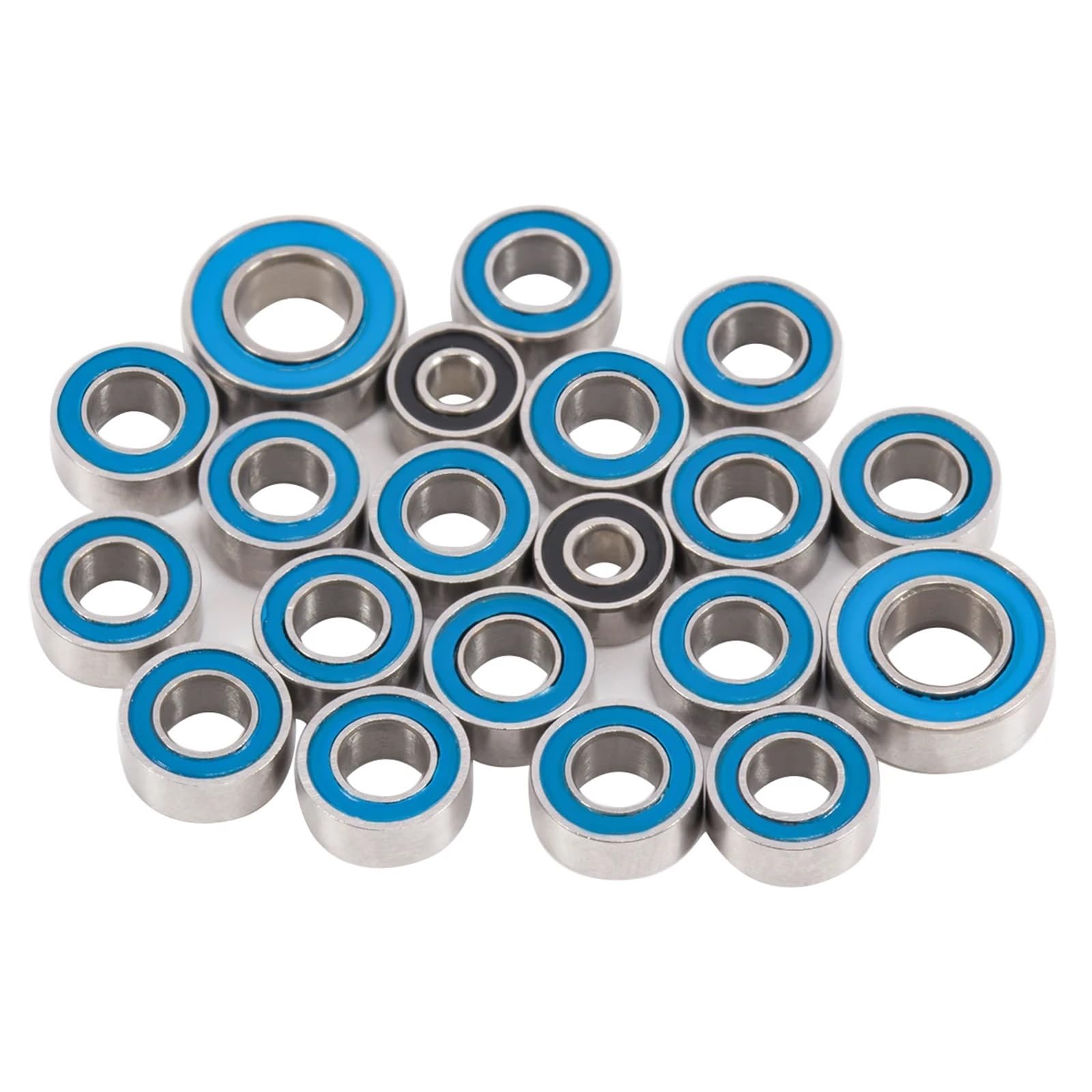 Für Axial SCX24 Für Deadbolt Für JLU Für Gladiator Für Bronco C10 RC Auto Upgrade Teile Stahl Abgedichtete Lager Set 20 Stücke Chassis Achsen