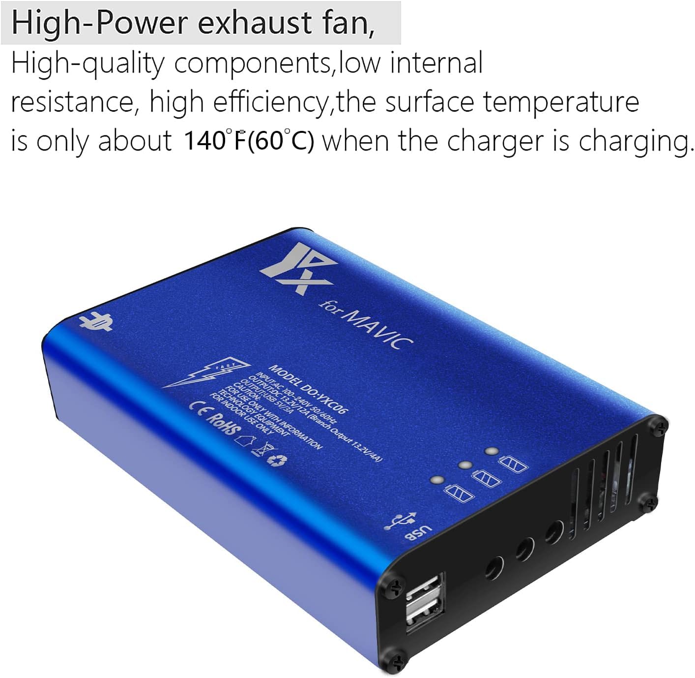 Chargeur de batterie intelligent 5 en 1 pour DJI Mavic Pro Drone Batterie et télécommande