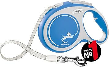 flexi® Comfort L Belt 8 m Blue Roll Lead for Dogs up to 50 kg