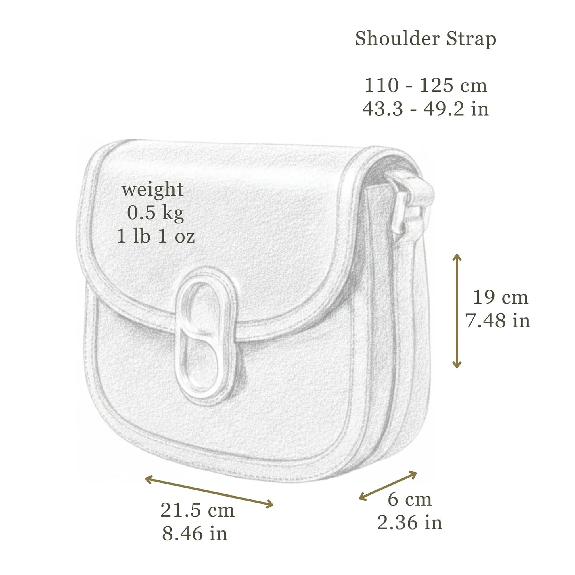 Time Resistance Bolso Bandolera de Cuero de Grano Completo – Bolso de Hombro con Cierre Magnético – Bolso de Cuero para Mujer