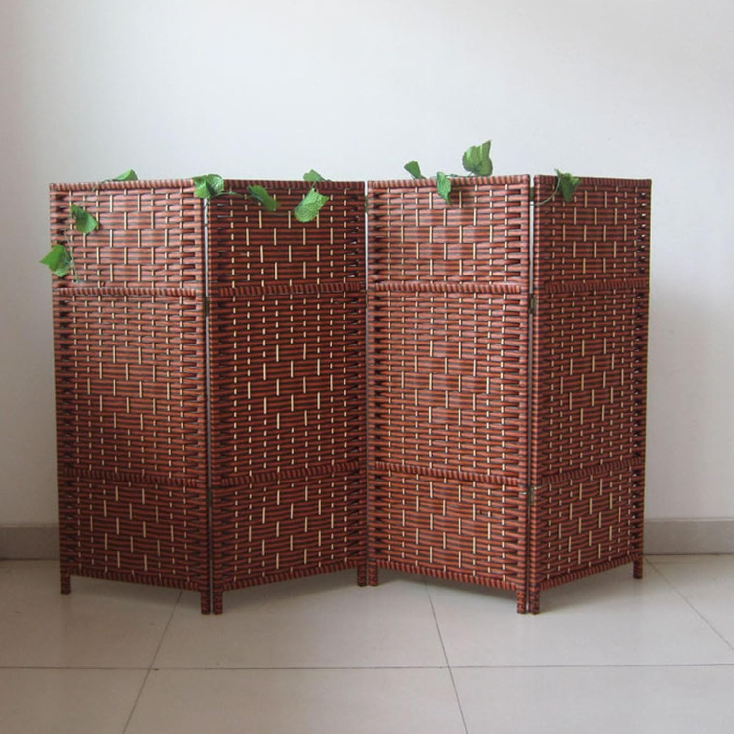 短い部屋の仕切り、幼稚園のパーティションスクリーン、折りたたみ織りブラックアウトパーティションウォール、屋内ポータブルパーティション