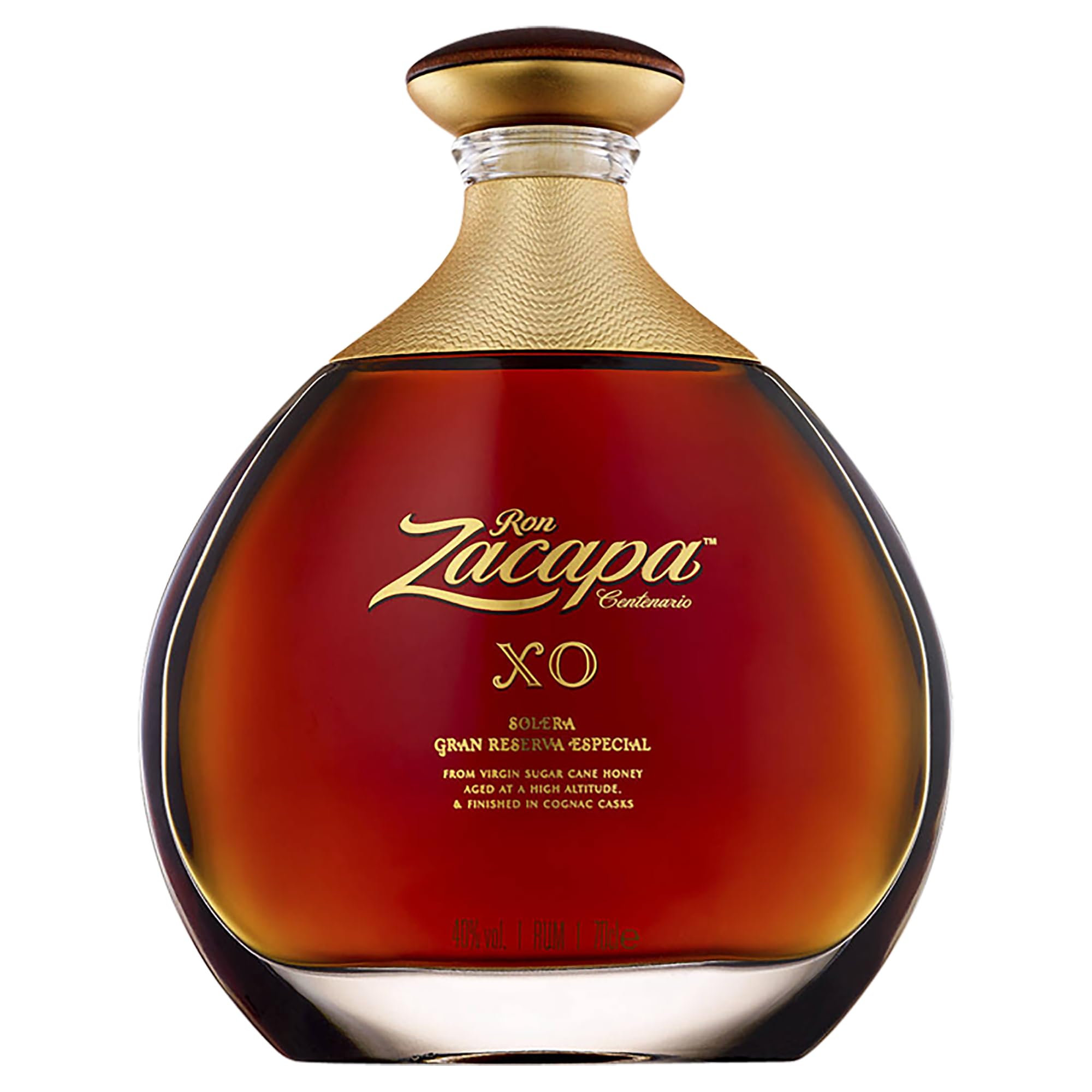 Zacapa Ron XO, Premium Rum, Exotisch-klassischer Rum, handverlesen auf südamerikanischem Boden, 40 % Vol, 700ml Einzelflasche