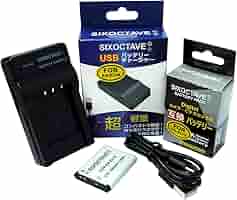 Nikon　ニコン　coolpix S3500　 バッテリー付 COOLPIX 【清潔布ー付】 minshi NIKON S3500 対応 1200mAh 高