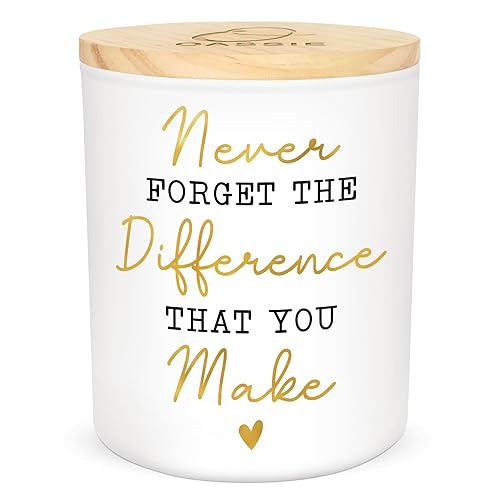 OASSIE Thank You Gifts for Women - Vanilla Lavender Candle