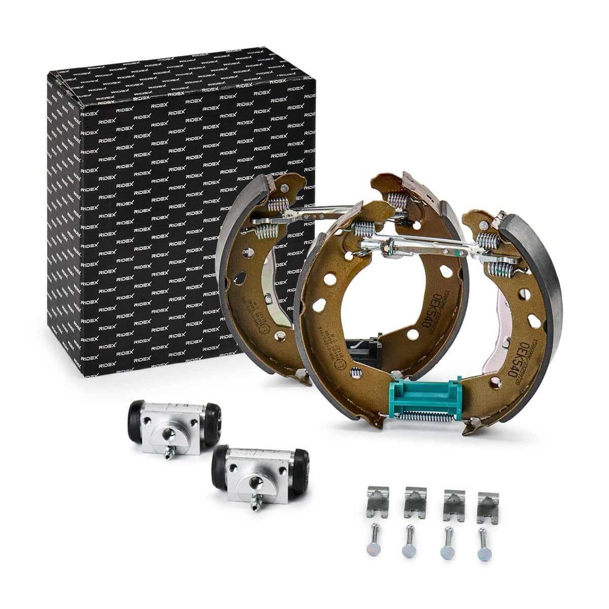 RIDEX 3859B0267 Kit frenos disco de tambor Trasero con cilindro de freno de rueda Compatible con RENAULT Clio 3 Hatchback BR0/1, CR0/1