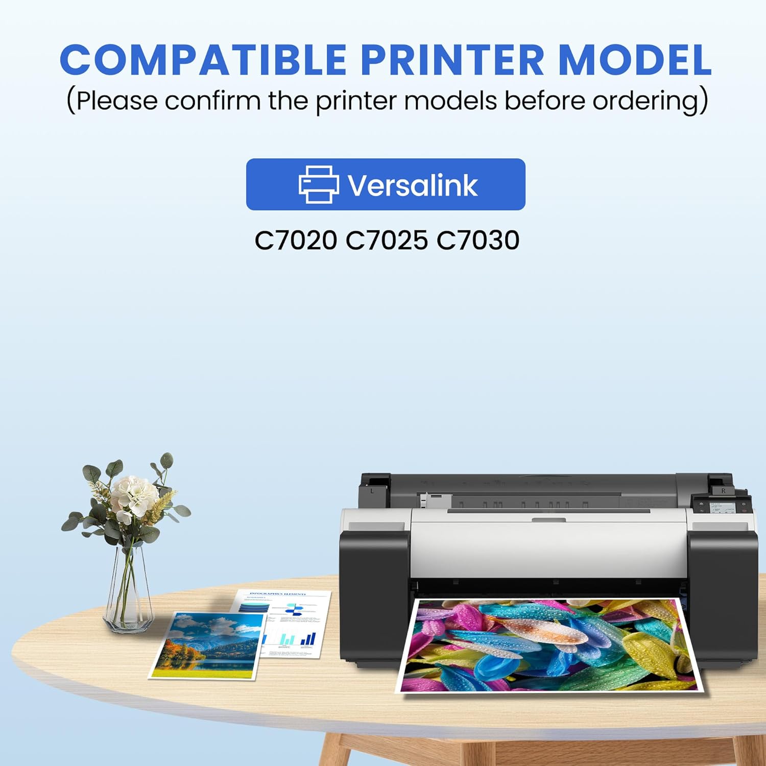 Versalink C7020 C7025 C7030 Imaging Unit 4-Pack 113R00780 Drum Unit Replacement for Xerox Versalink C7020 C7025 C7030 Drum Cartridge for Versalink C7020 C7025 C7030 Printer (Black Cyan Magenta Yellow)
