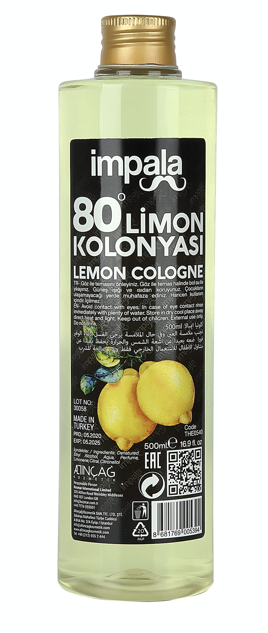 IMPALA Kolonya 500 ml