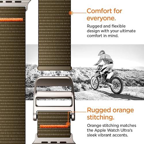 Miniatura 8 de Spigen DuraPro Flex - Correa de reloj diseñada para Apple Watch Ultra de 1.92 pulgadas, Series 87 de 1.772 pulgadas, Series SE26SE54 de 1.732