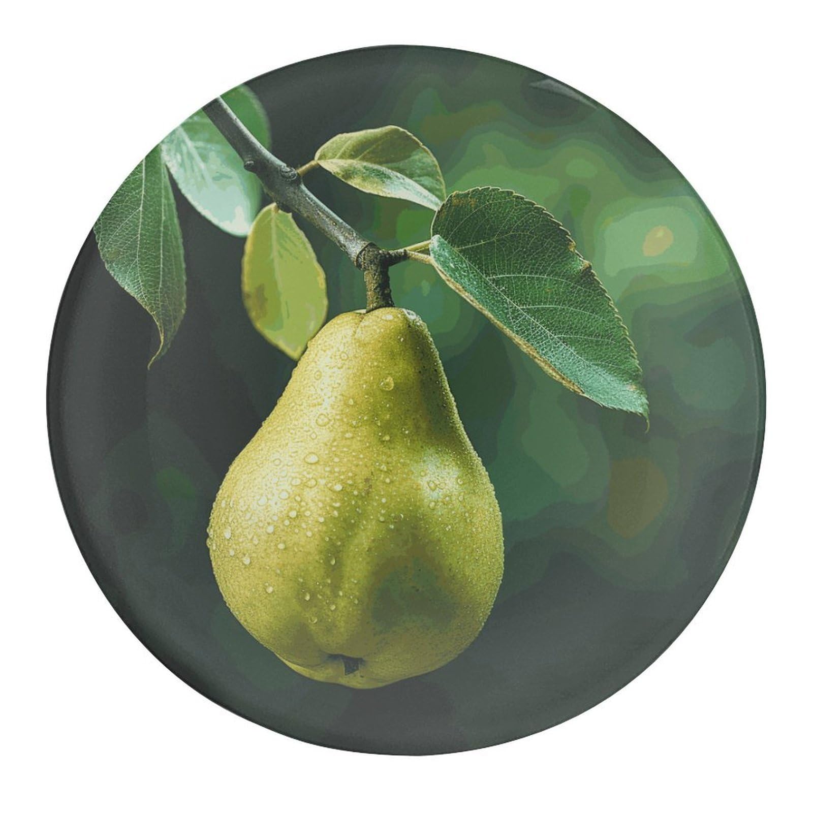 Fekiloot Style Pears On The Tree Refrigerator Magnet Fridge Magnet2 Pcs
