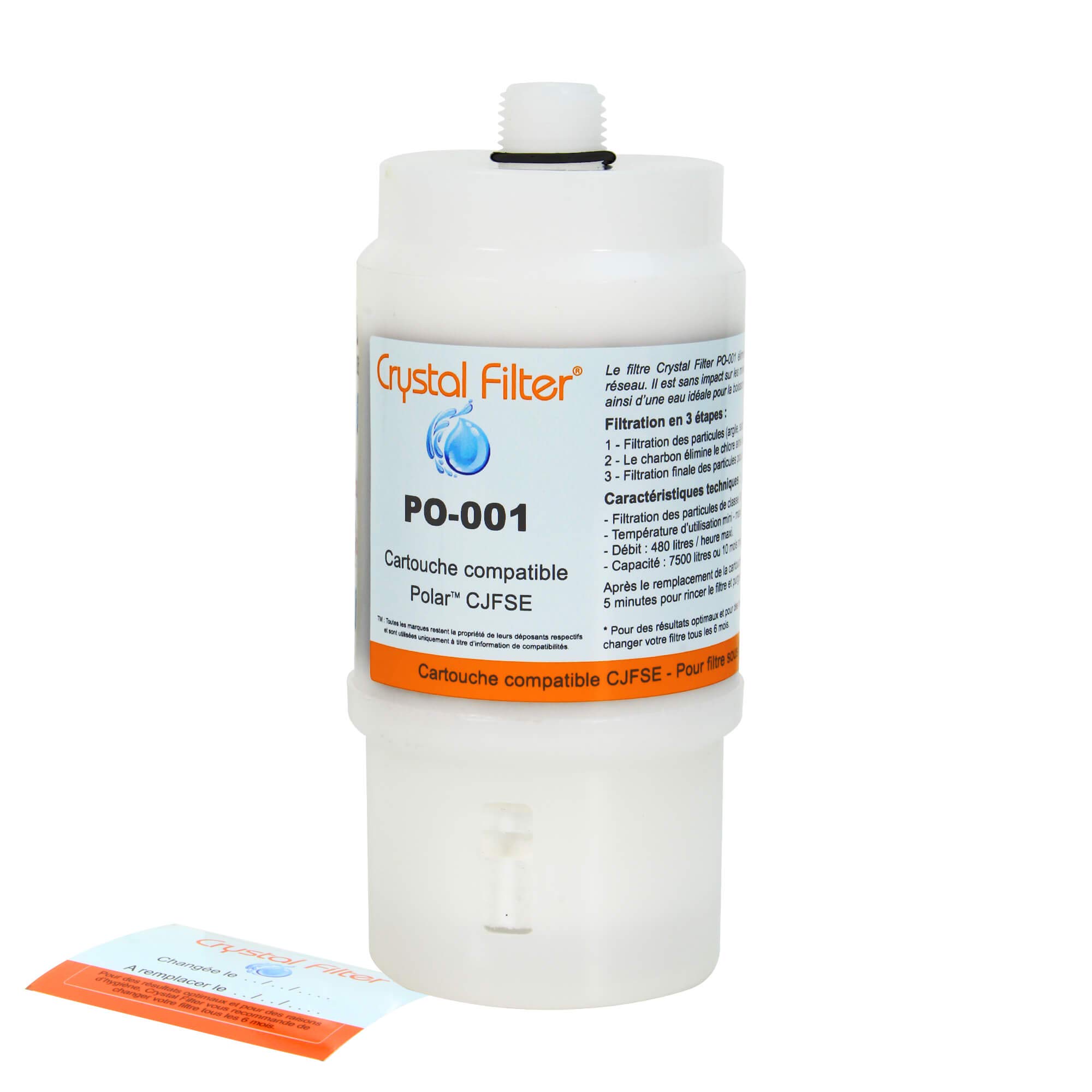 Filtre CJFSE Compatible pour Filtre sous évier Polar™ FSE / FSE2 PO-001