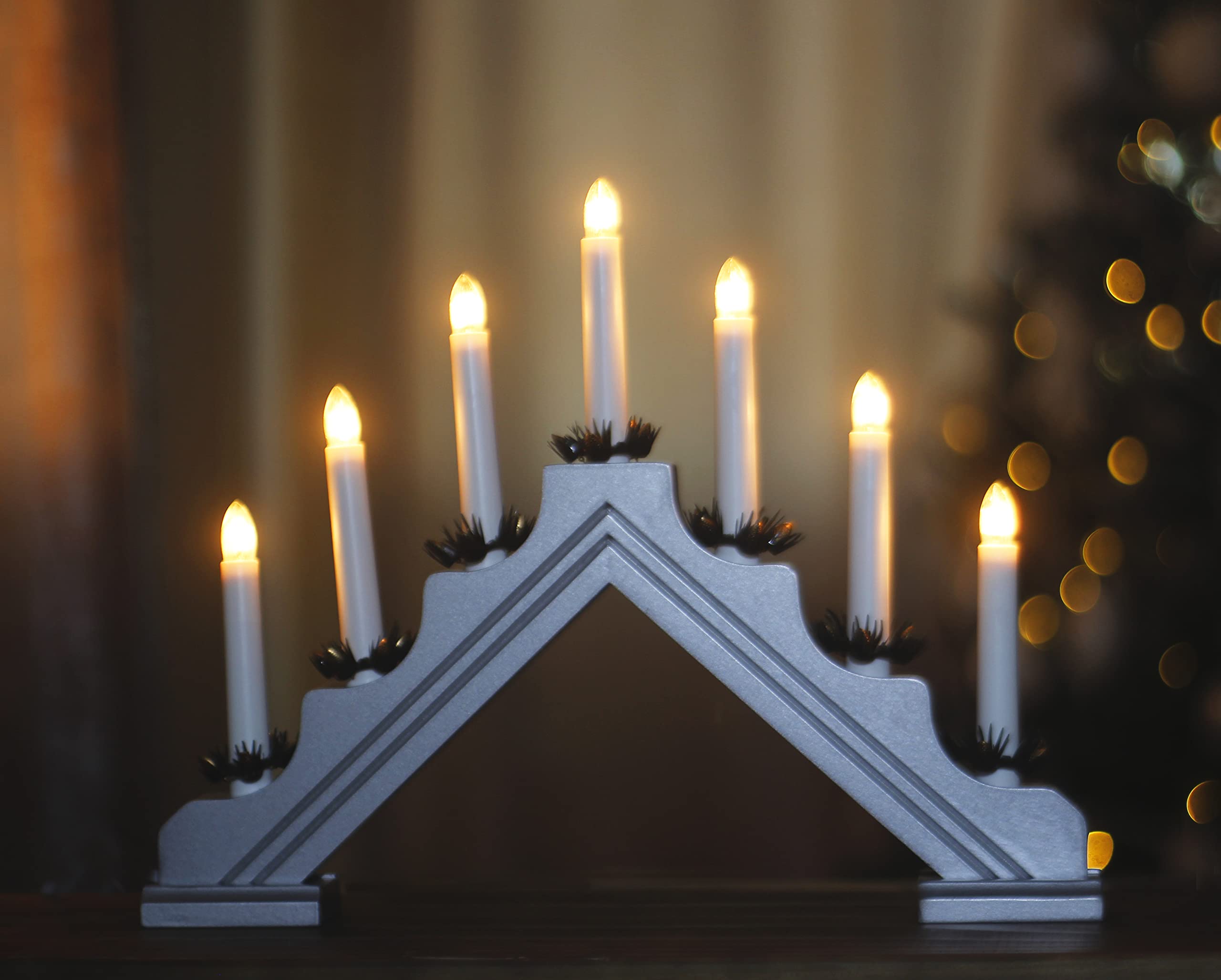 Traditional christmas window candles Clearance