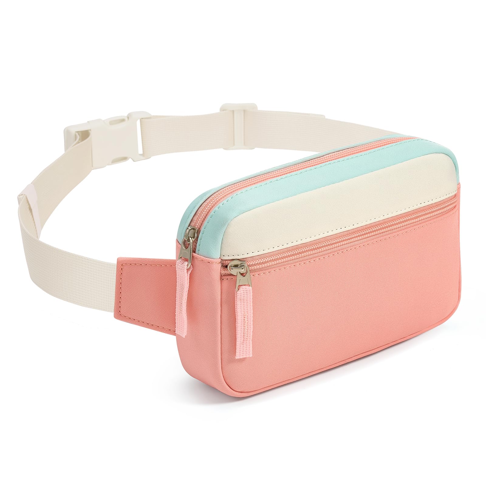 Cotmcor Valentines Day Gifts for Kids: Fanny Pack Birthday Gift for 5 6 7 8 9 10 11 12 Year Old Teen Girls, Preppy Cute Trendy Stuff Colorblock
