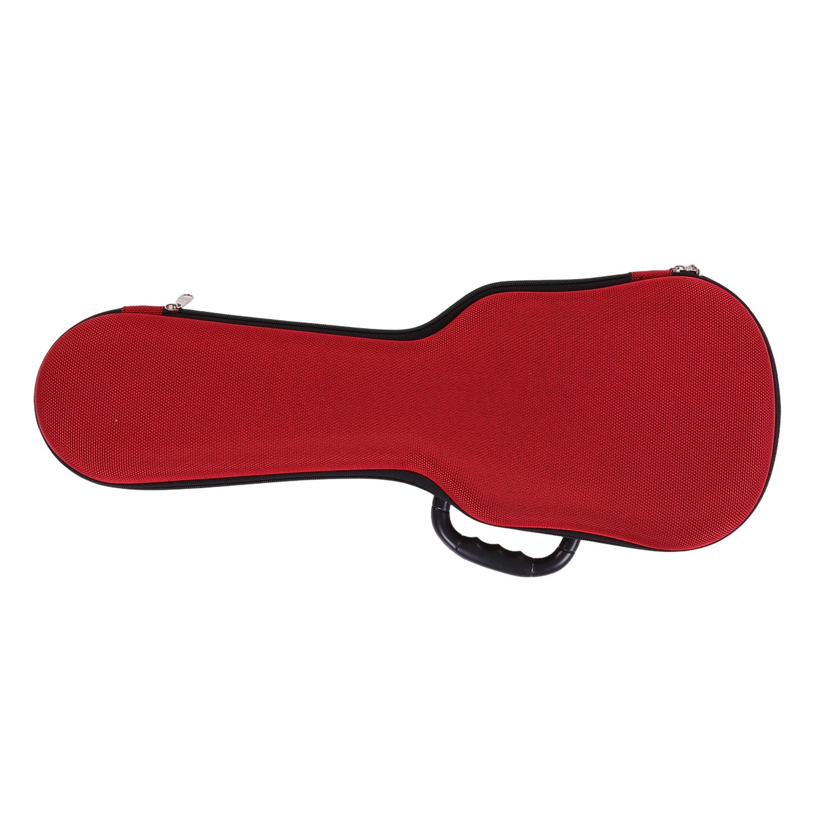 Generic Ochronna Torba na gitarę akustyczną 21" z Pluszowym Wnętrzem dla Entuzjastów Ukulele (czerwony)