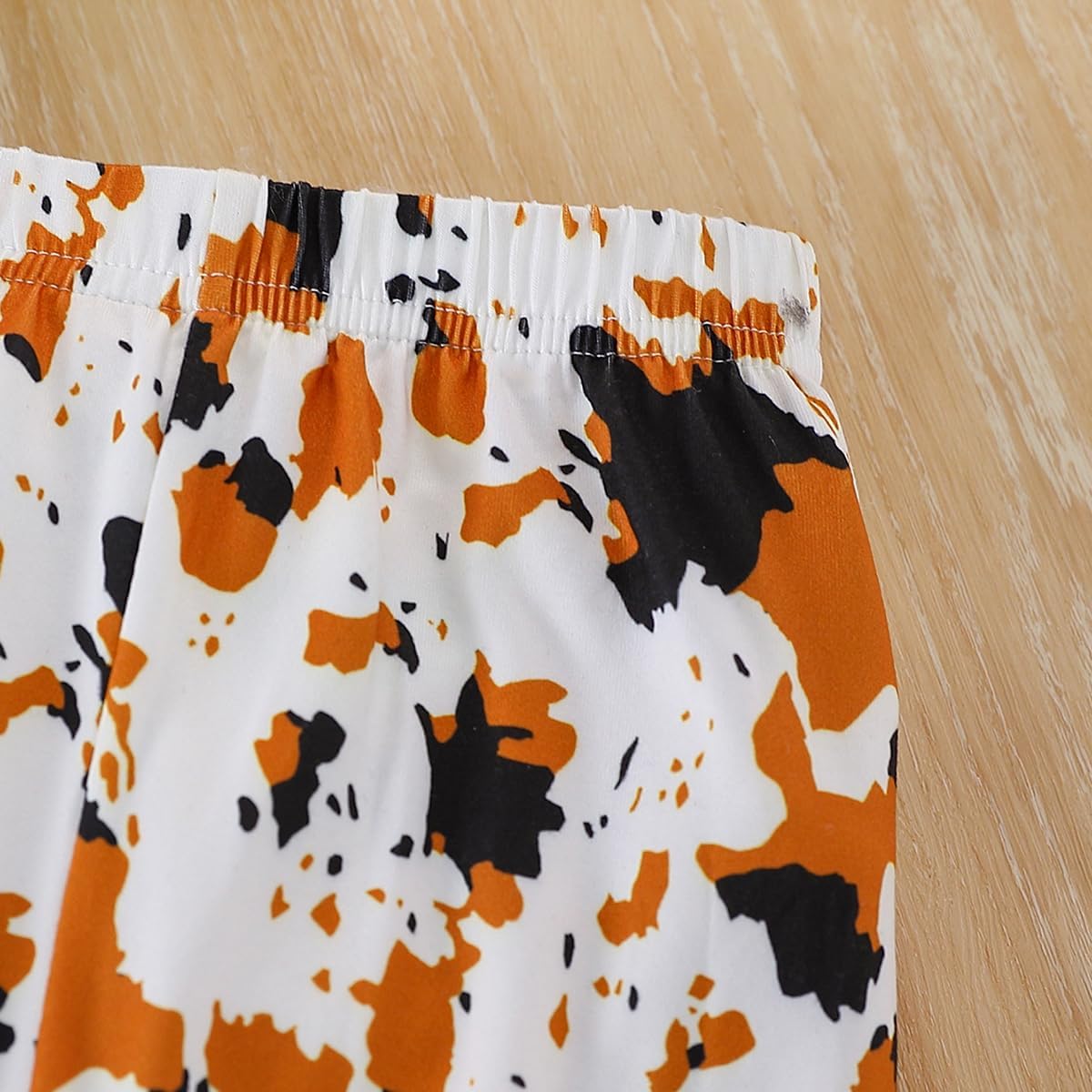 Kids Toddler Girl Clothes Letter Print Graphic Top + Leopard Print Flare Leg Pants 2PC Summer Clothing Set - Image 8