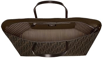 FENDI Zucca pattern 8BH185-00G87 / F0QT2 Leather Tote Bag